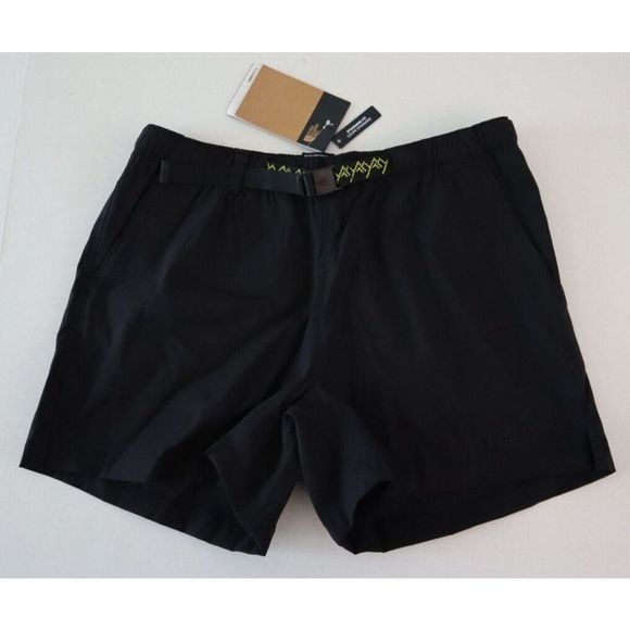 The North Face Women's Sz Small Black Class V Belted Hiking Shorts $50 - Picture 1 of 7